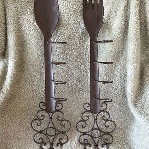 Spoon and folk hanger shelves